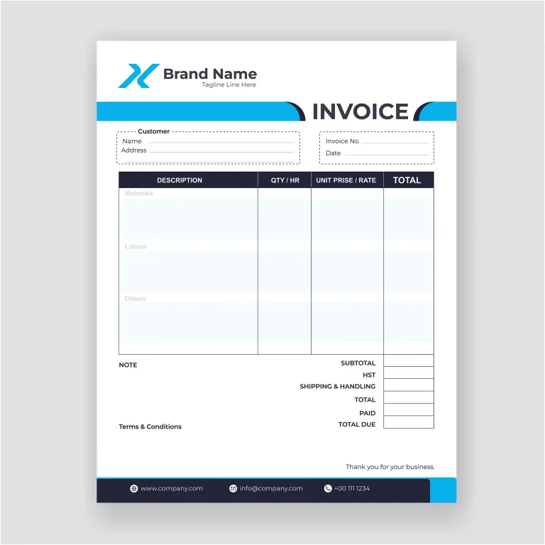 Invoice Book Printing